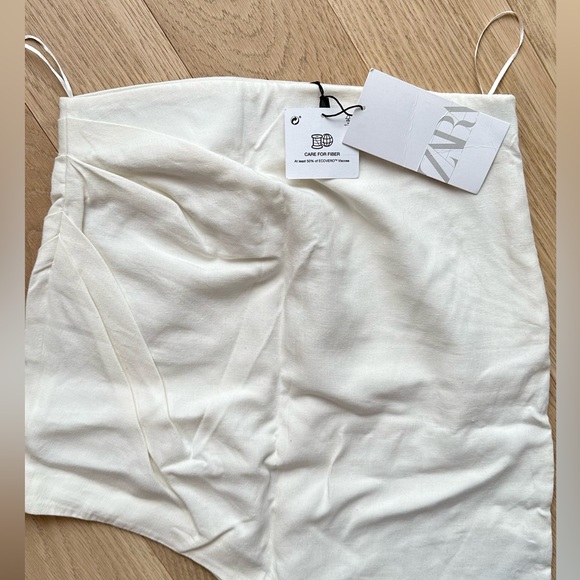 Zara linen skirt Xs - Picture 2 of 2